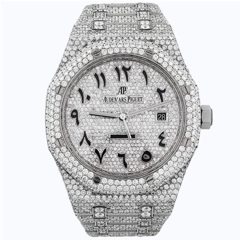 iced out audemars piguet kaufen|audemars piguet arabic dial.